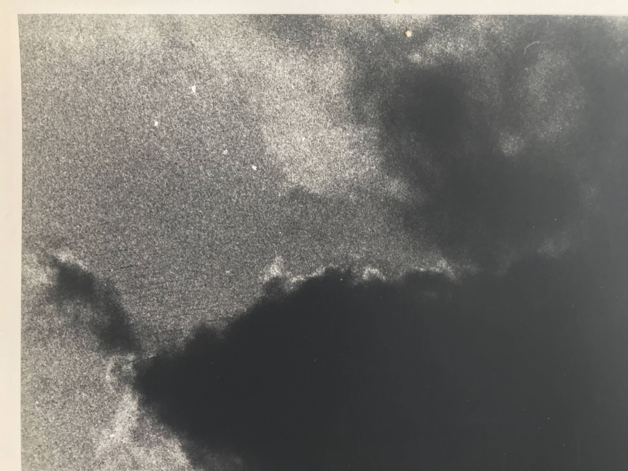 Rosine nusimovici, untitled (cloud iii), c 1980. black and white silver print