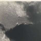 Rosine nusimovici, untitled (cloud iii), c 1980. black and white silver print