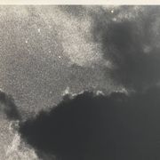 Rosine nusimovici, untitled (cloud iii), c 1980. black and white silver print