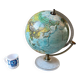 World map lamp Scan-globe Denmark vintage 1972 swivel & tiltable