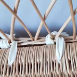 Rattan chest bench