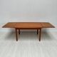 1960s large vintage Danish teak extendable dining table by Vamo Sønderborg