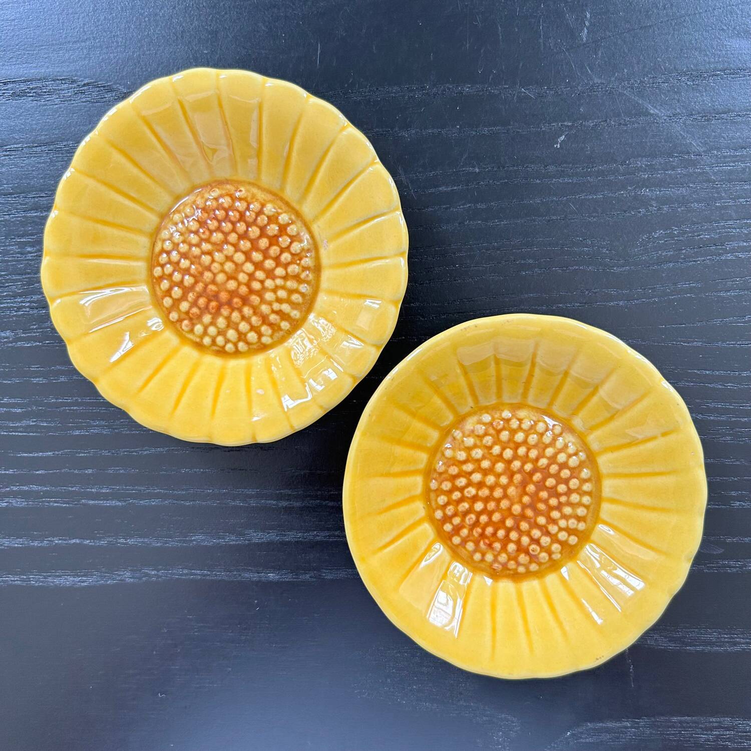 Pairs of sunflower cups
