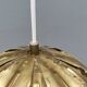 Brutalist flame-cut brass hanging lamp, by Svend Aage Holm Sørensen (SAHS)