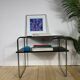 Bauhaus coffee table with two levels by Marcel Breuer for Thonet