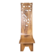 Large wooden chair