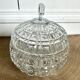 Former Portieux crystal sugar bowl