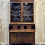 Nineteenth-century English mahogany scriban