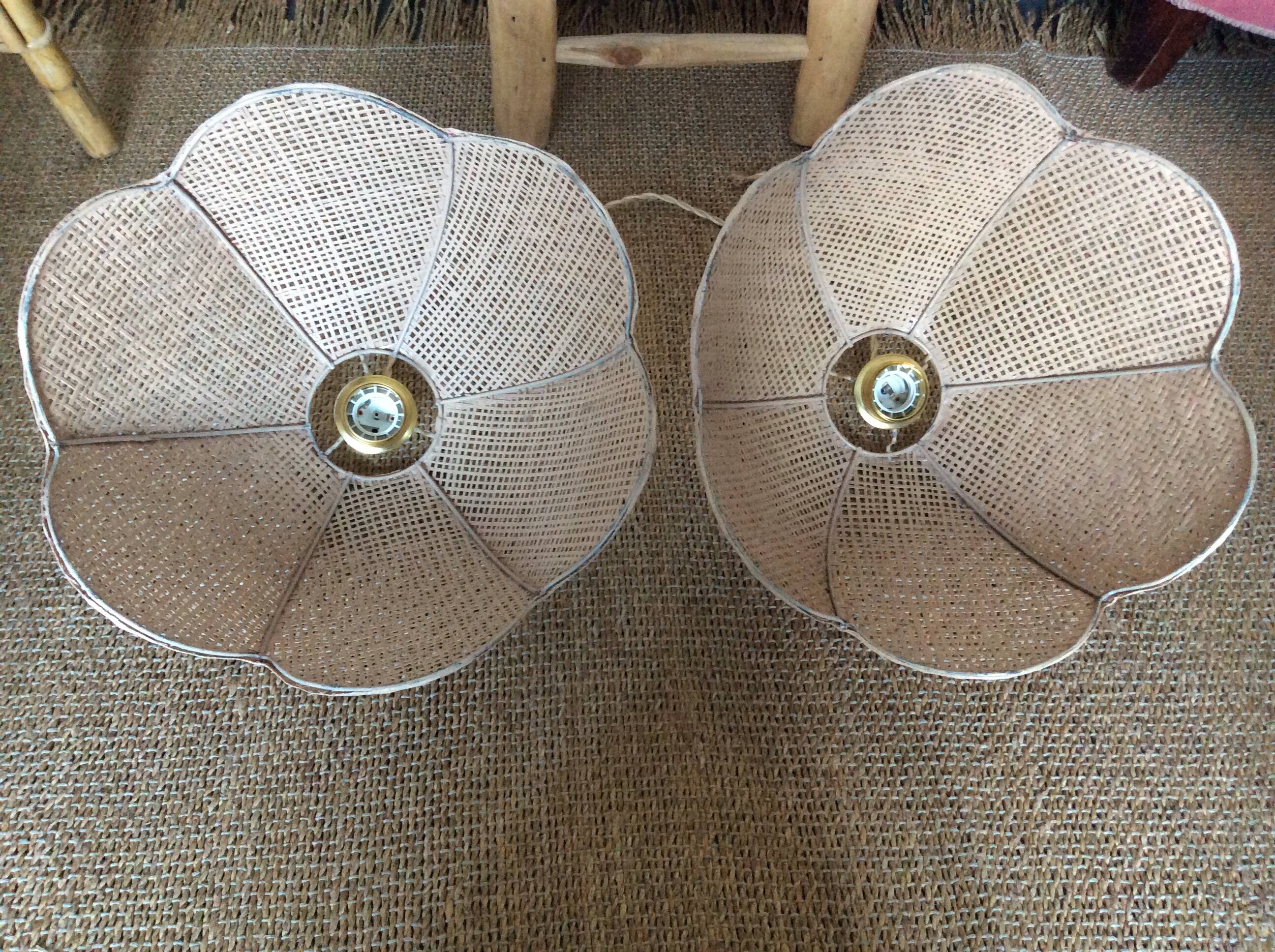 2 flower hangings