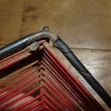 Vintage scoubidou table basket