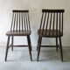 Paire de chaises scandinaves
