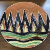 Large ceramic dish by Giraud Biot