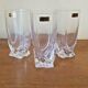 Set of 6 Hi Ball tumbler glasses French Royal Crystal of Champagne