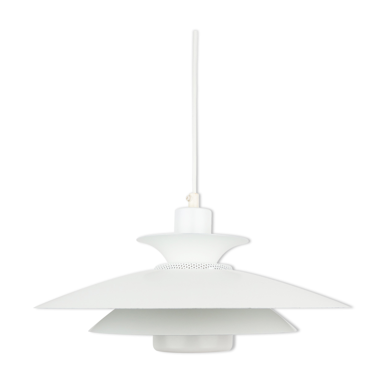 Danish pendant lamp Capri by Kurt Wiborg, Jeka, 1980s