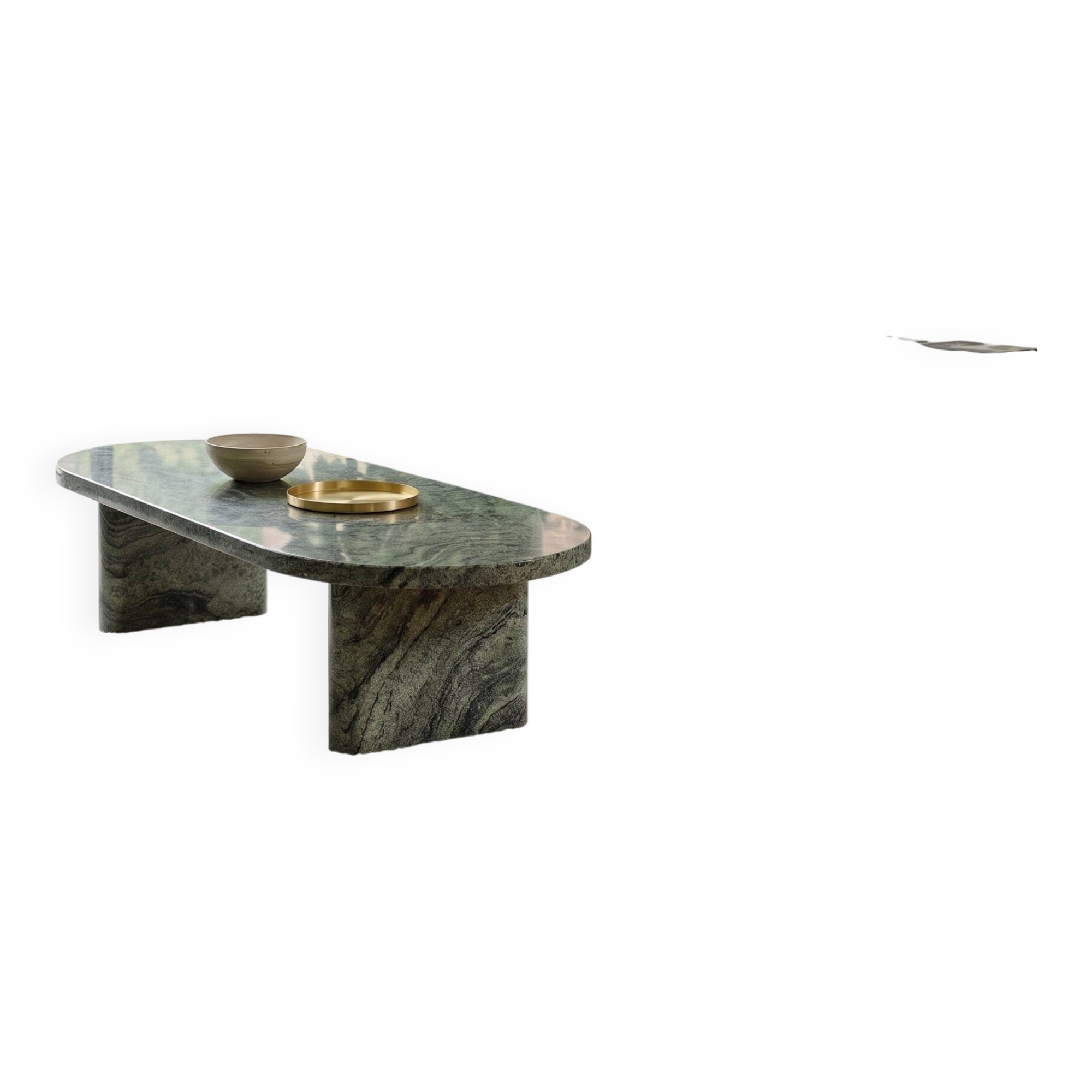 Table basse granit Vert Savannah