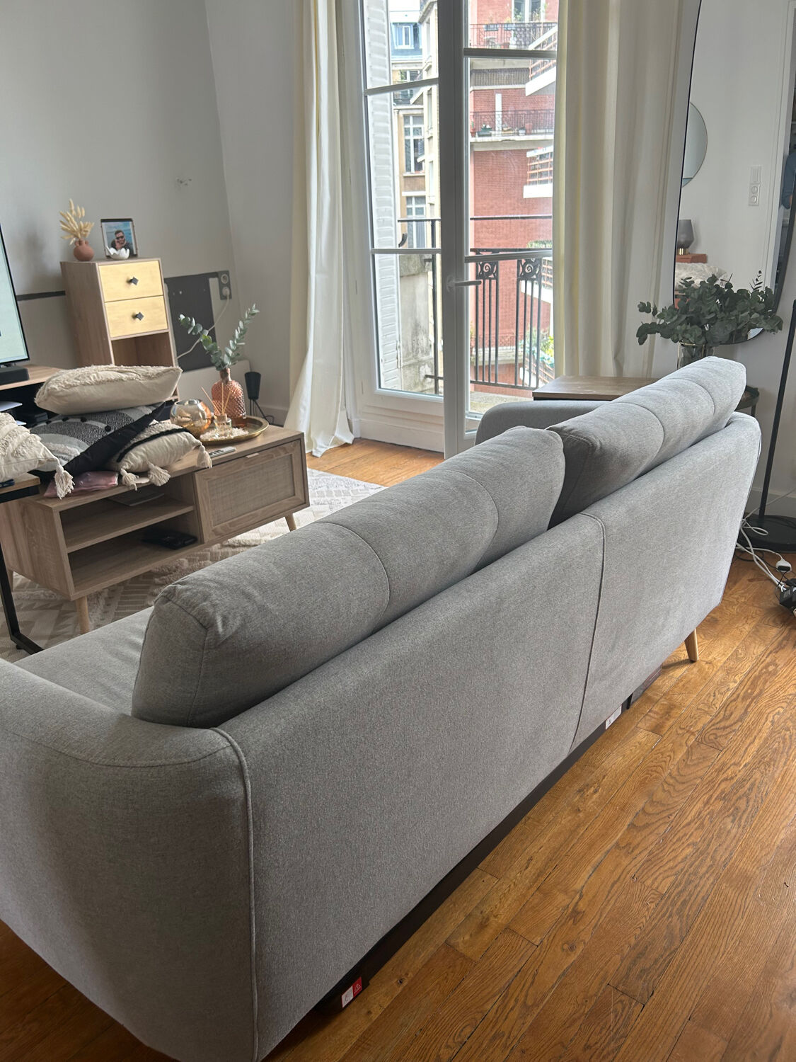Gray sofa