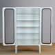 Glass & Iron Medical Cabinet, 1970s