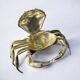 Crab jewellery box, silver plated & alpaca, Spain, 1950s