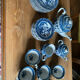 Blue Willow dessert plate service