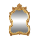 Mid-Century Baroque Style Gilded Mirror, France, 1950s