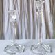 Pair of crystal candlesticks