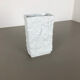 1970s OP Art biscuit porcelain german vase made by  AK Kaiser, Germany