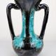 Vallauris Blue Fat Lava Vases