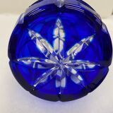 Midnight blue carafe with multiple reflections
