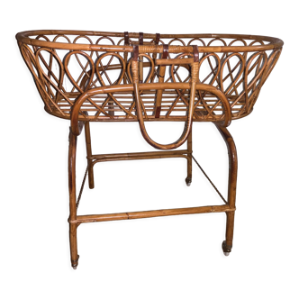 Rattan cradle