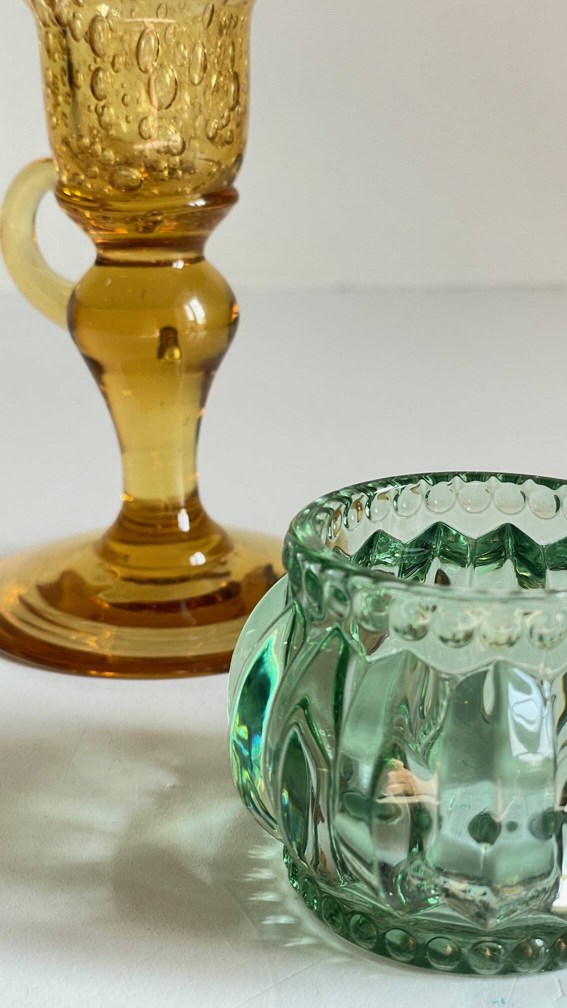 BOUGEOIRS Vintage Tinted Glass