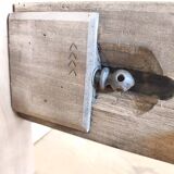 Old Art Deco walnut sideboard - sandblasted, treated, protected