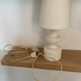 White marble lamp