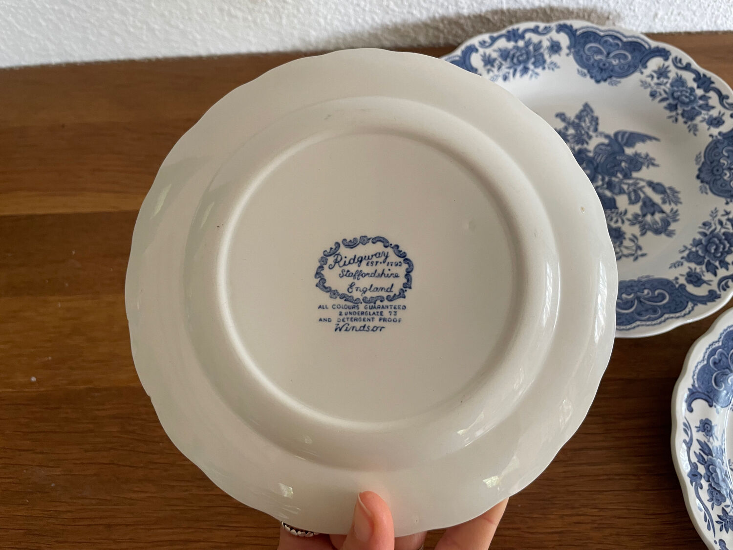 Lot d’assiettes Ridgway Windsor