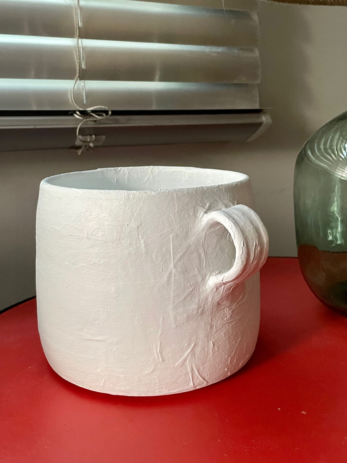 Paper mache vase or pot