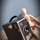 Authentic Balda wheeled camera
