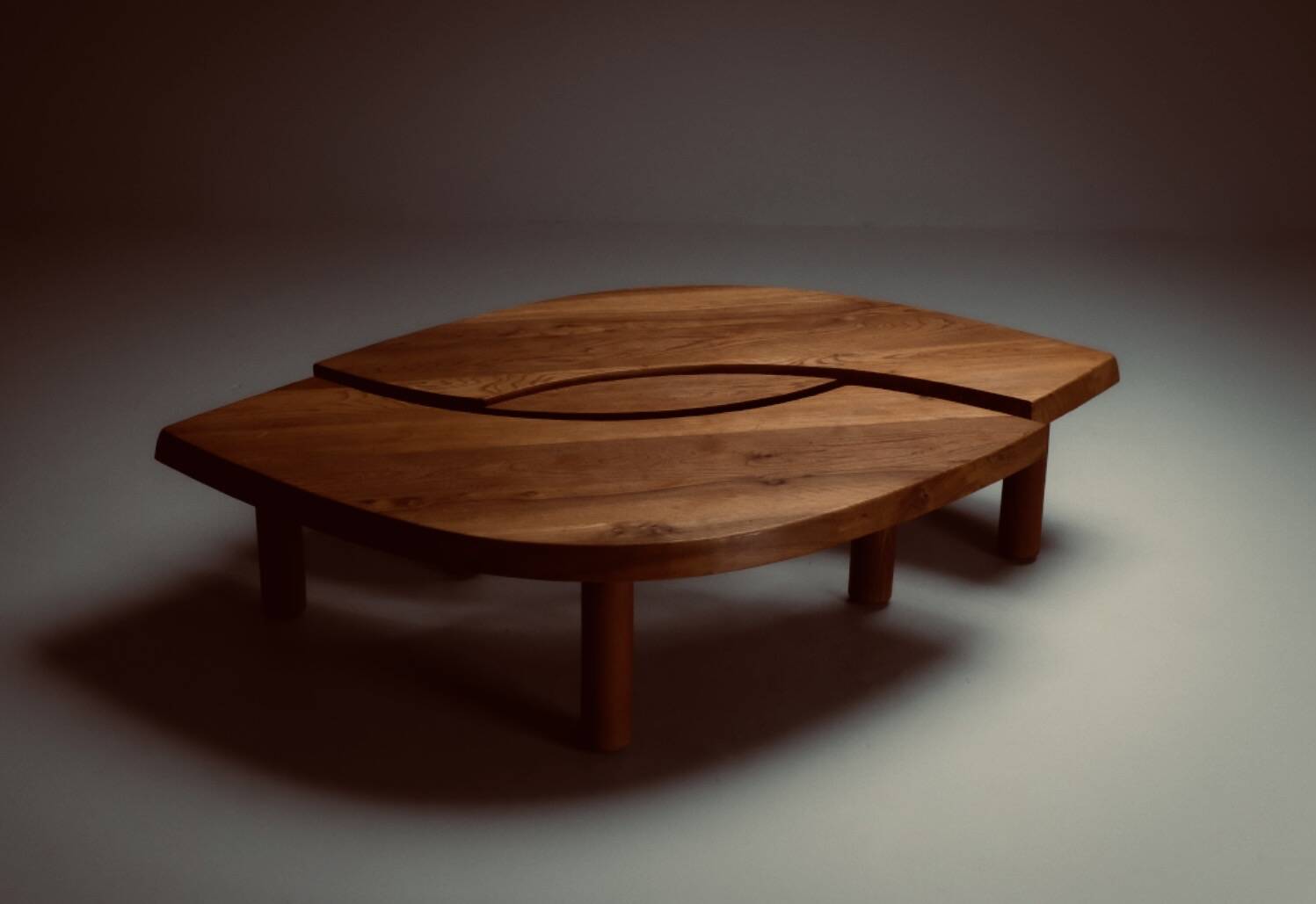 Arc table by Pierre Chapo