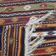 Kilim turc vintage tissé main 136x218 cm