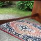 Bureau marine vintage en teck à 2 tiroirs