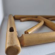 Porte-manteau mural bois courbé