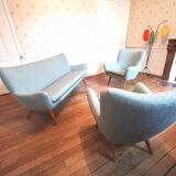 Rare 50s Swedish salon Restored for its rental in the film "Little Nicolas ,2021"