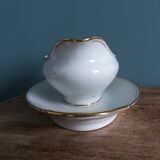 Betoule and Legrand Limoges porcelain sauceboat