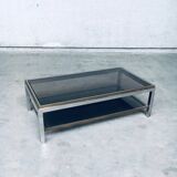 Hollywood Regency Flaminia Two Tier Coffee Table, France, 1970s