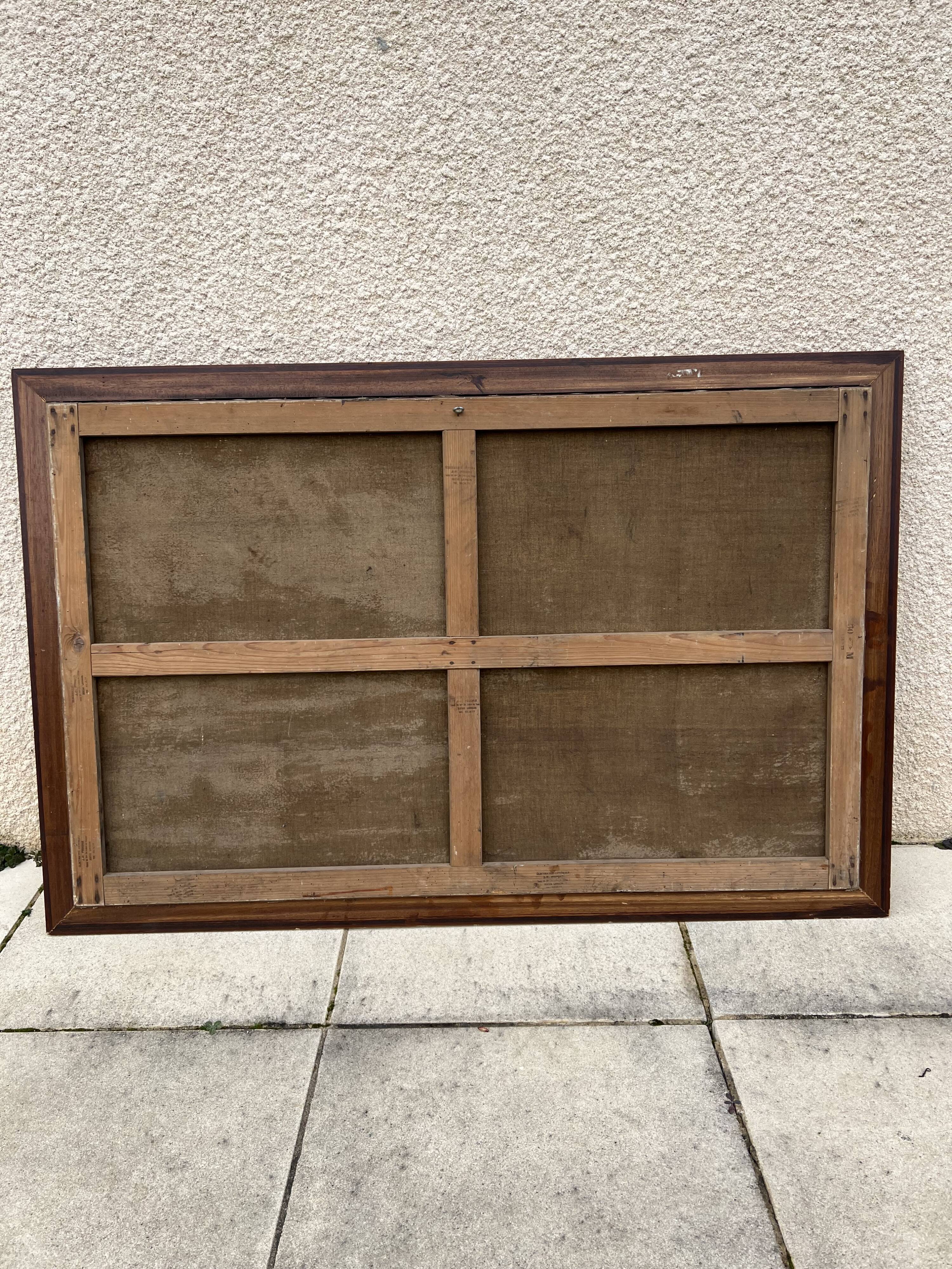 Huile sur toile René Gourdon