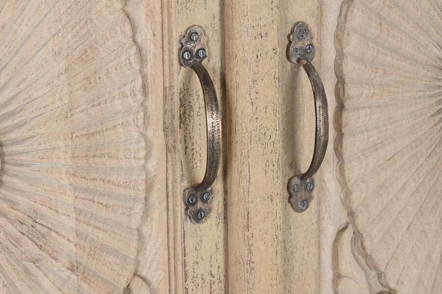 Armoire mangue 125x43x214 sculpture naturel