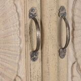 Armoire mangue 125x43x214 sculpture naturel