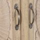 Mango wood cabinet 125x43x214 natural carving