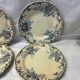 Ensemble de 4 assiettes anciennes Terre de fer