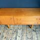 Vintage teak sideboard in Scandinavian design, antique TV stand