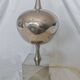 Pied de lampe Philippe Barbier, inox, 1970