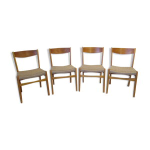 Set de 4 chaises suédoises